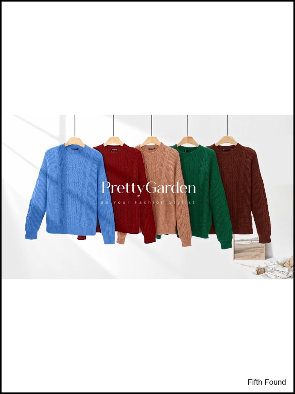 Oversized Chunky Knit Fall Sweater | Soft Crewneck Pullover Relaxed Drop - Picture 6 of 6